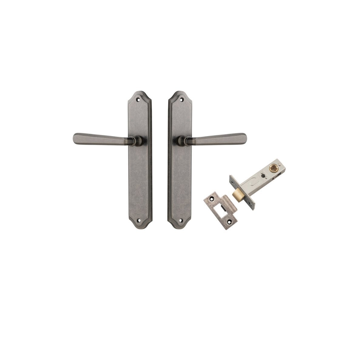 IVER Copenhagen Solid Brass Shouldered Door Handle – Multiple Finishes Available - Entry - Point - 13874KPASS60 - Iver