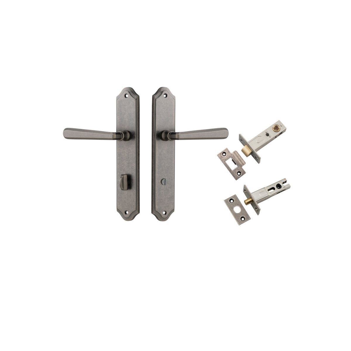 IVER Copenhagen Solid Brass Shouldered Door Handle – Multiple Finishes Available - Entry - Point - 13874KPRIV60 - Iver