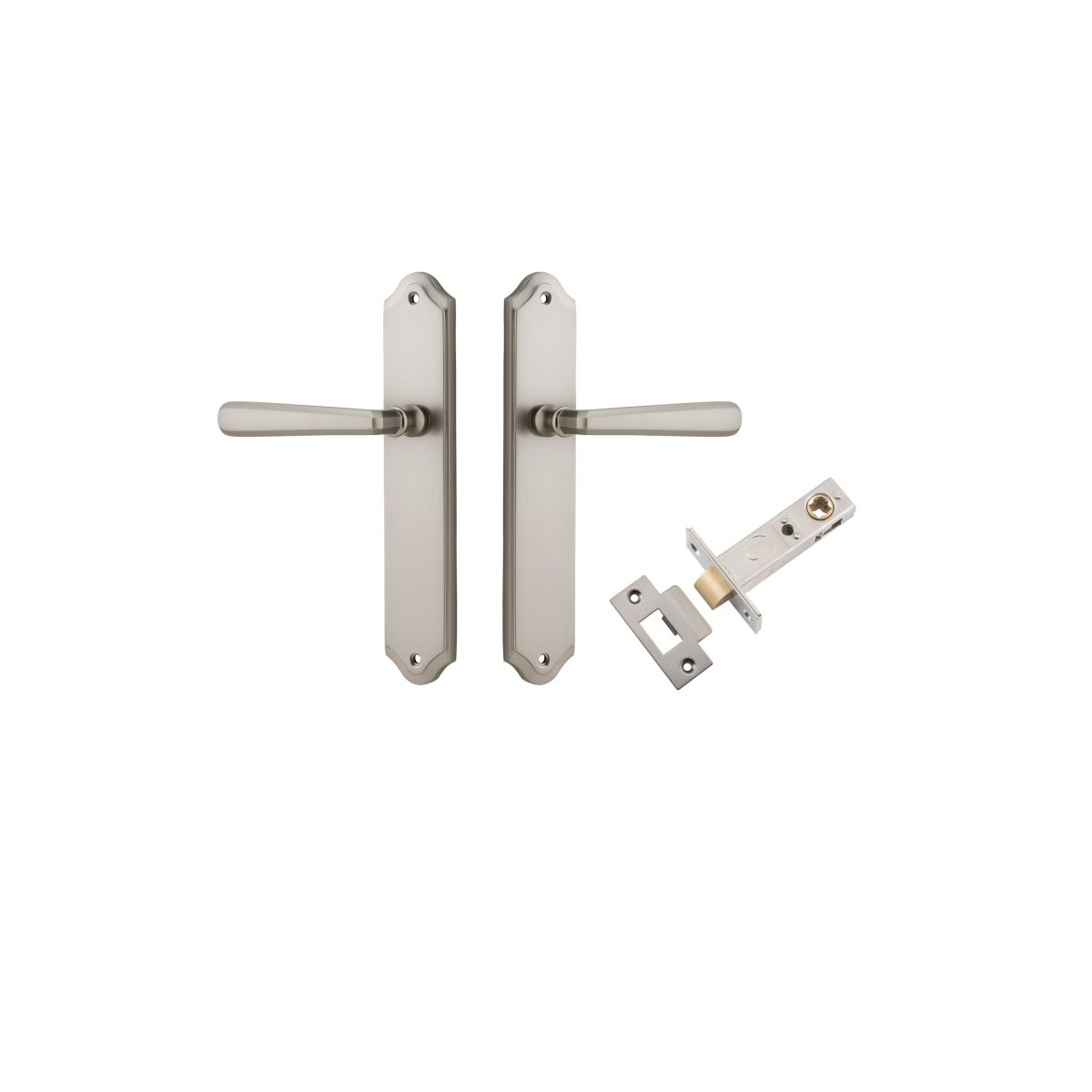 IVER Copenhagen Solid Brass Shouldered Door Handle – Multiple Finishes Available - Entry - Point - 14874KPASS60 - Iver