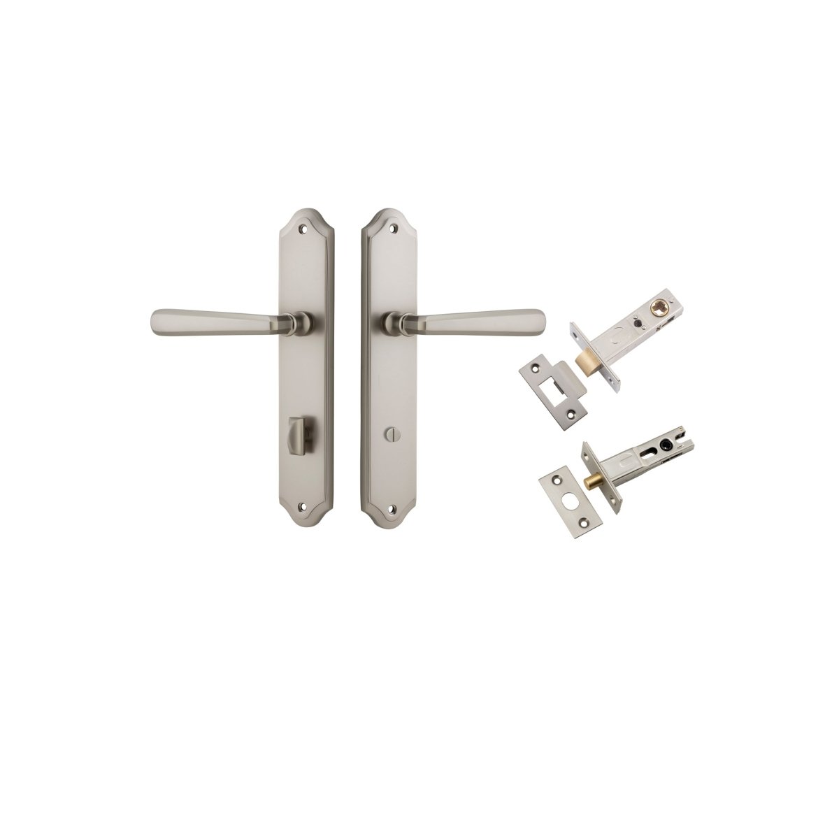 IVER Copenhagen Solid Brass Shouldered Door Handle – Multiple Finishes Available - Entry - Point - 14874KPRIV60 - Iver