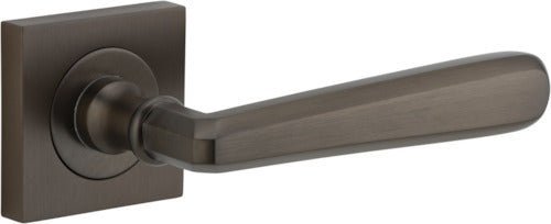 IVER Copenhagen Solid Brass Square Rose Door Handle – Multiple Finishes Available - Entry - Point - 21191 - Iver