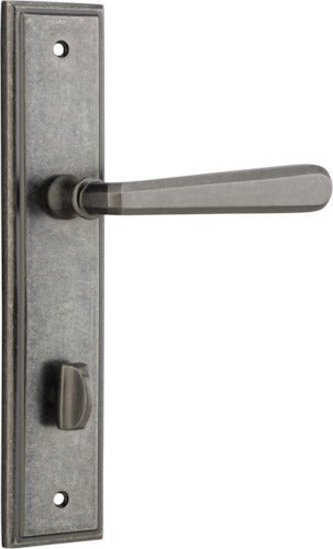 IVER Copenhagen Solid Brass Stepped Door Handle – Multiple Finishes Available - Entry - Point - 13878P85 - Iver