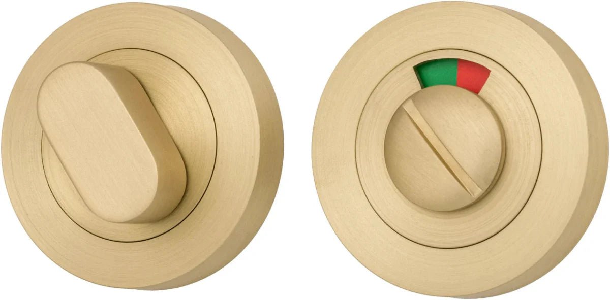 IVER Round Privacy Turn with Indicator - Multiple Finishes Available - Entry - Point - 17123 - Iver