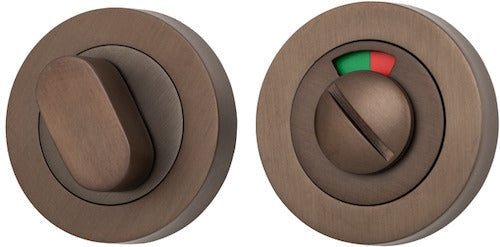 IVER Round Privacy Turn with Indicator - Multiple Finishes Available - Entry - Point - 20071 - Iver