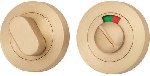 IVER Round Privacy Turn with Indicator - Multiple Finishes Available - Entry - Point - 20076 - Iver