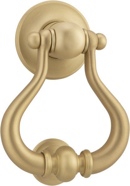 IVER Sarlat Solid Brass Door Knockers – Multiple Finishes Available - Entry - Point - 17115 - Iver