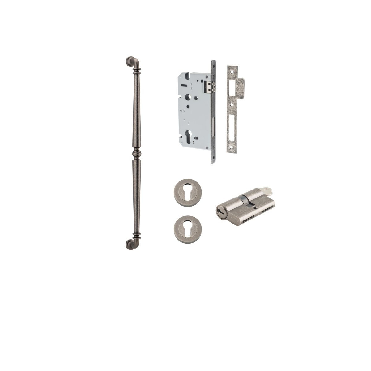 IVER Sarlat Solid Brass Pull Handles – Multiple Finishes Available - Entry - Point - 20056KENTR60KK - Iver
