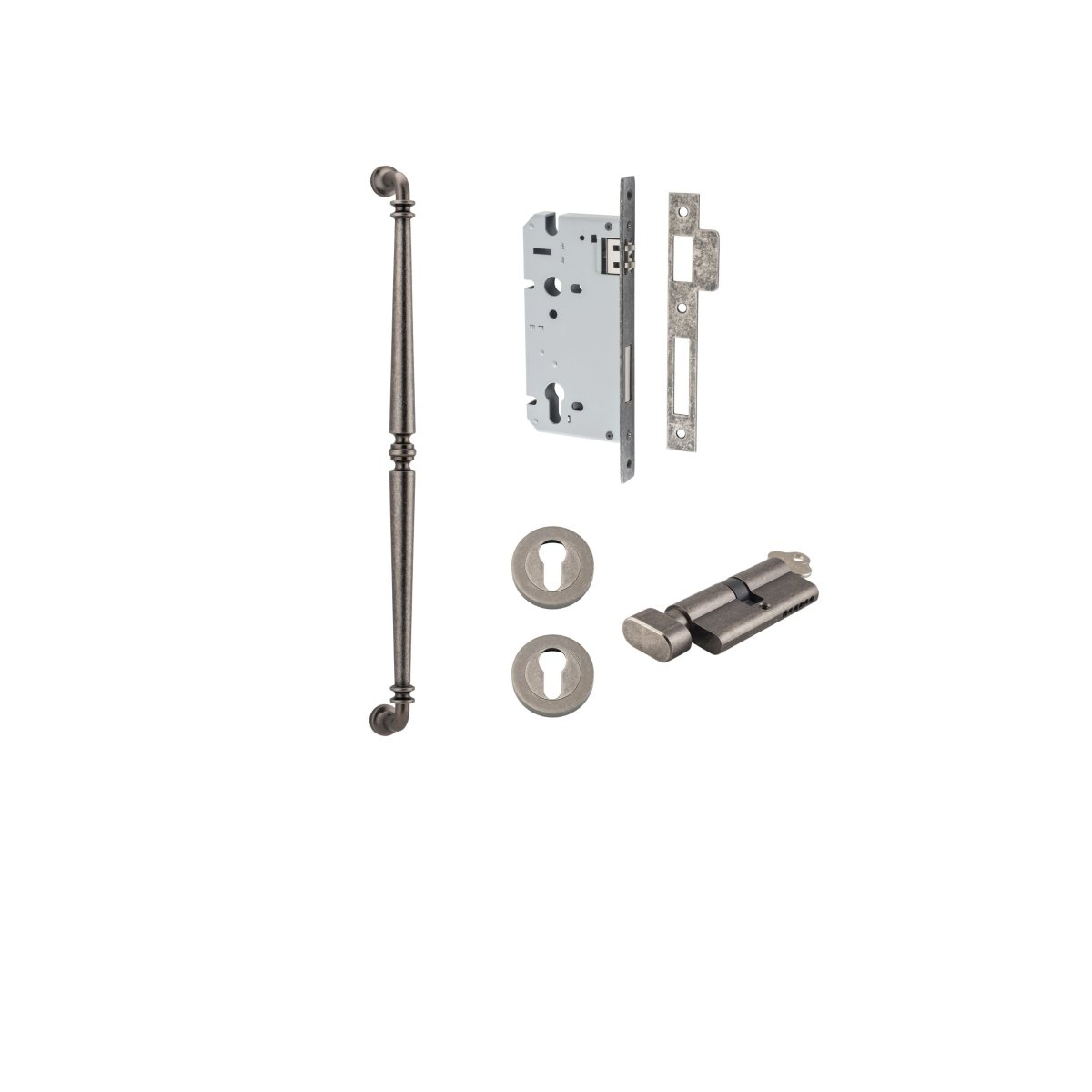 IVER Sarlat Solid Brass Pull Handles – Multiple Finishes Available - Entry - Point - 20056KENTR60KT - Iver