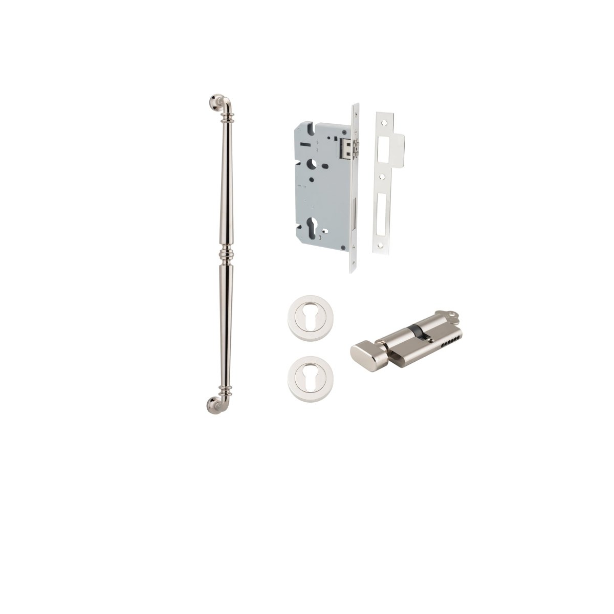 IVER Sarlat Solid Brass Pull Handles – Multiple Finishes Available - Entry - Point - 20057KENTR60KT - Iver
