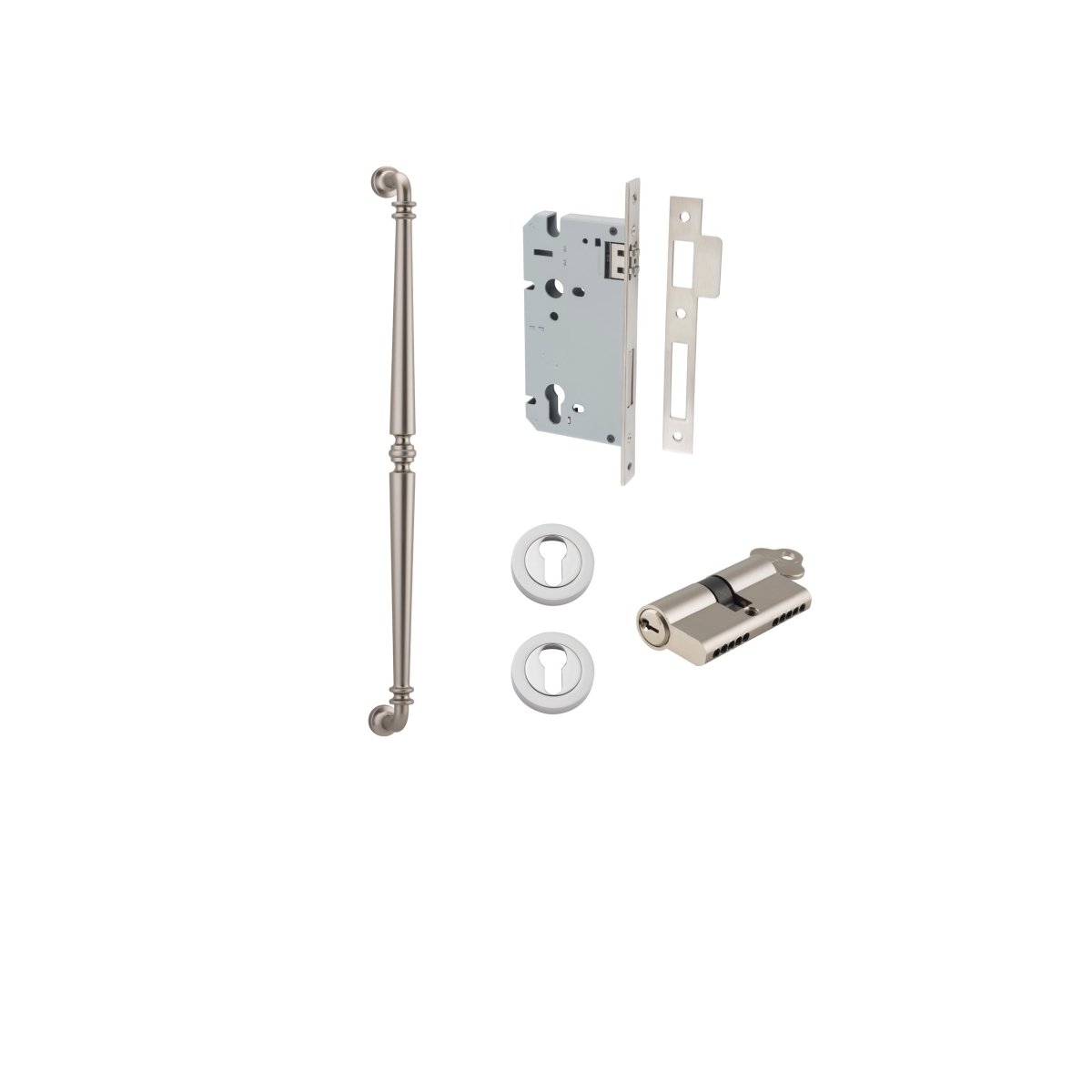 IVER Sarlat Solid Brass Pull Handles – Multiple Finishes Available - Entry - Point - 20058KENTR60KK - Iver