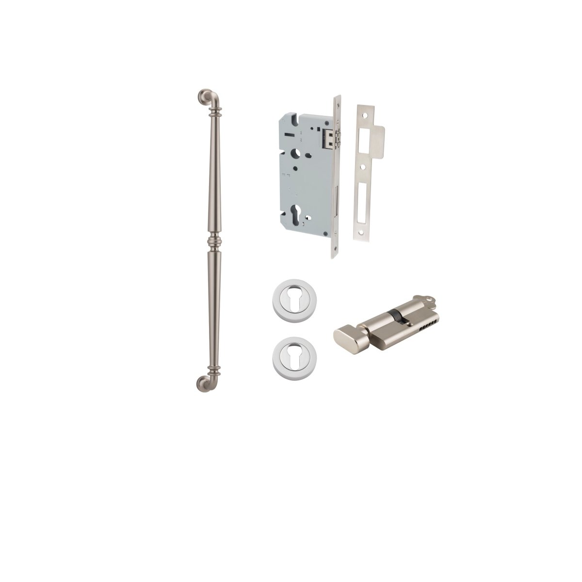 IVER Sarlat Solid Brass Pull Handles – Multiple Finishes Available - Entry - Point - 20058KENTR60KT - Iver