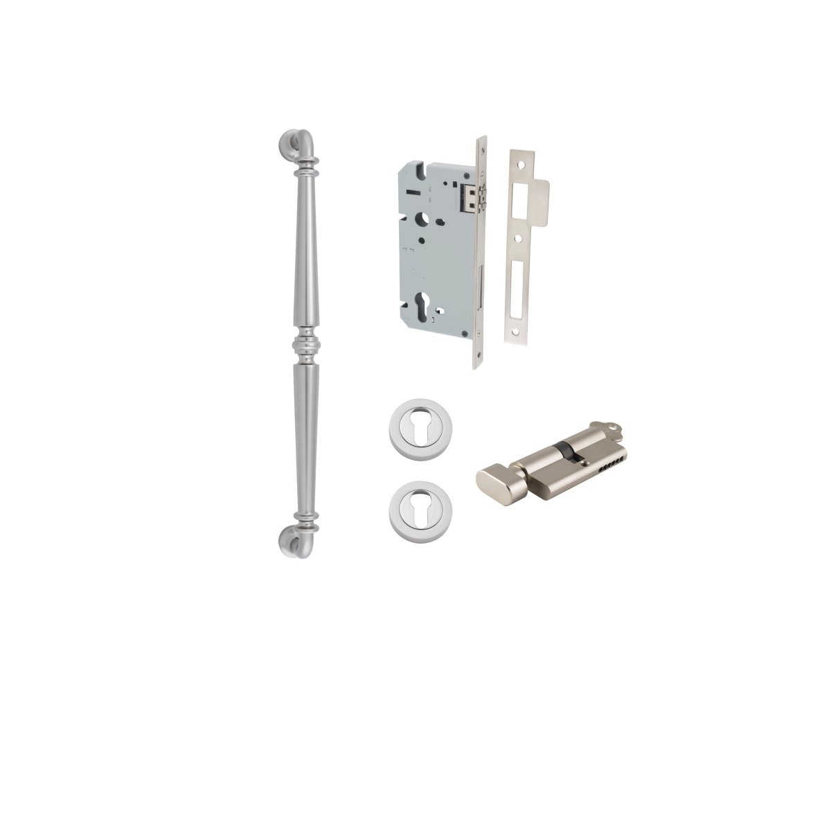 IVER Sarlat Solid Brass Pull Handles – Multiple Finishes Available - Entry - Point - 9389KENTR60KT - Iver