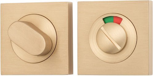 IVER Square Privacy Turn with Indicator - Multiple Finishes Available - Entry - Point - 20116 - Iver