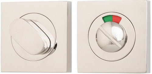 IVER Square Privacy Turn with Indicator - Multiple Finishes Available - Entry - Point - 20118 - Iver