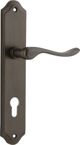 IVER Stirling Solid Brass Shouldered Door Handle – Multiple Finishes Available - Entry - Point - 10922E85 - Iver