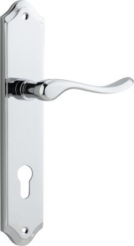 IVER Stirling Solid Brass Shouldered Door Handle – Multiple Finishes Available - Entry - Point - 11922E85 - Iver