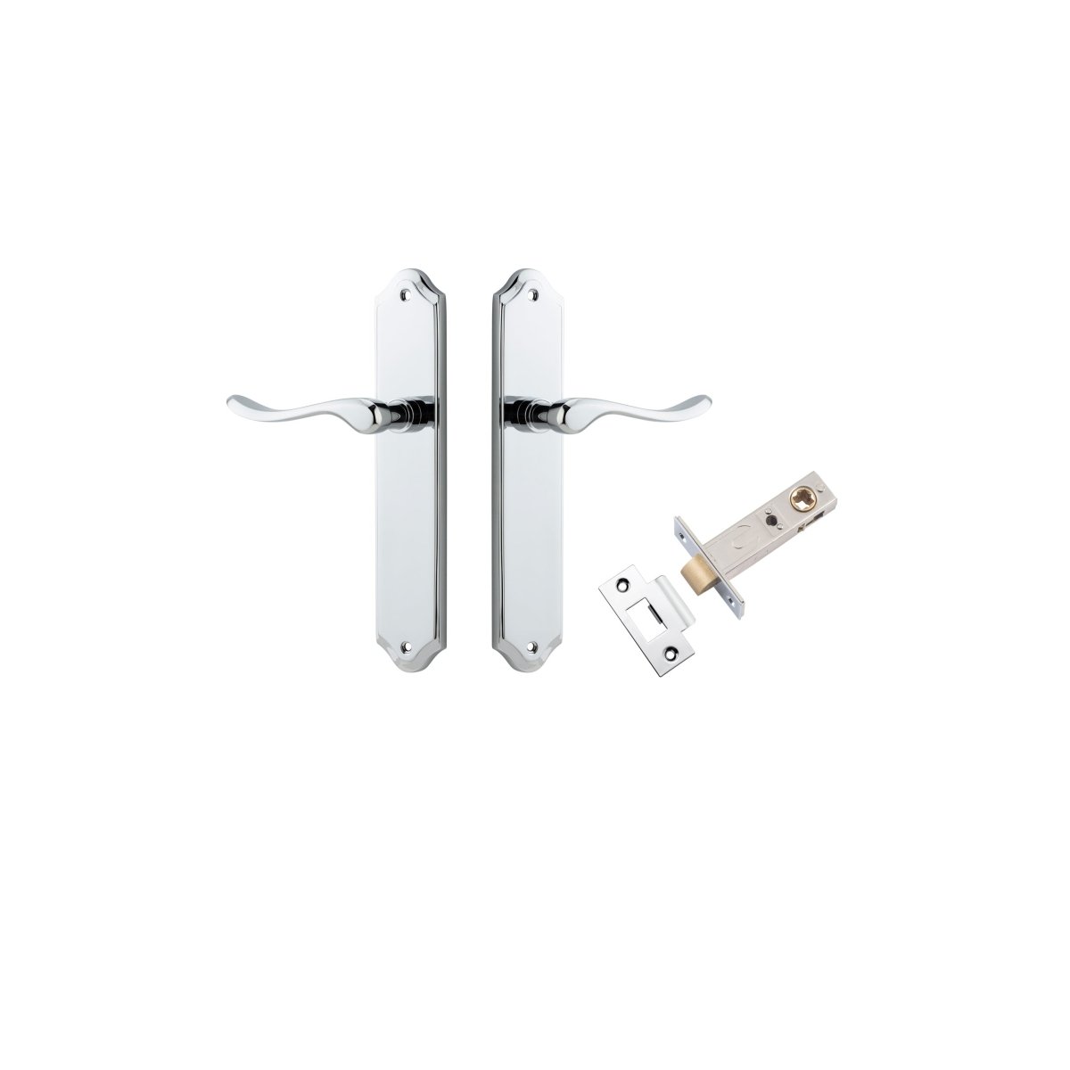 IVER Stirling Solid Brass Shouldered Door Handle – Multiple Finishes Available - Entry - Point - 11922KPASS60 - Iver