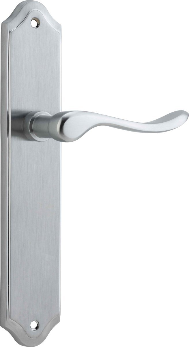 IVER Stirling Solid Brass Shouldered Door Handle – Multiple Finishes Available - Entry - Point - 12422 - Iver