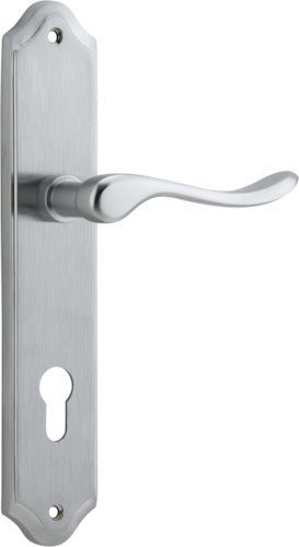 IVER Stirling Solid Brass Shouldered Door Handle – Multiple Finishes Available - Entry - Point - 12422E85 - Iver
