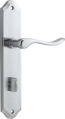 IVER Stirling Solid Brass Shouldered Door Handle – Multiple Finishes Available - Entry - Point - 12422P85 - Iver