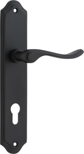 IVER Stirling Solid Brass Shouldered Door Handle – Multiple Finishes Available - Entry - Point - 12922E85 - Iver