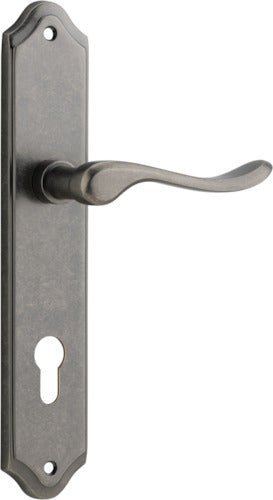 IVER Stirling Solid Brass Shouldered Door Handle – Multiple Finishes Available - Entry - Point - 13922E85 - Iver