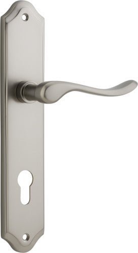 IVER Stirling Solid Brass Shouldered Door Handle – Multiple Finishes Available - Entry - Point - 14922E85 - Iver