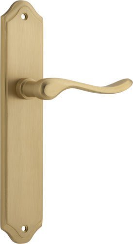 IVER Stirling Solid Brass Shouldered Door Handle – Multiple Finishes Available - Entry - Point - 15422 - Iver