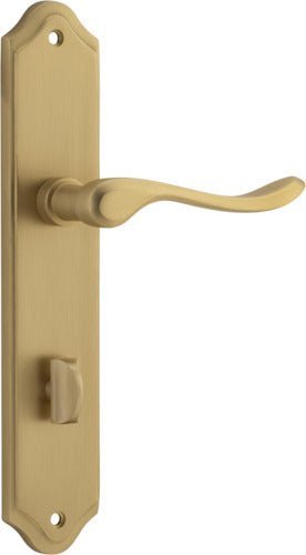 IVER Stirling Solid Brass Shouldered Door Handle – Multiple Finishes Available - Entry - Point - 15422P85 - Iver