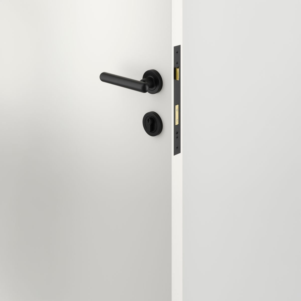 IVER Puerto Solid Brass Round Rose Door Handle – Multiple Finishes Available