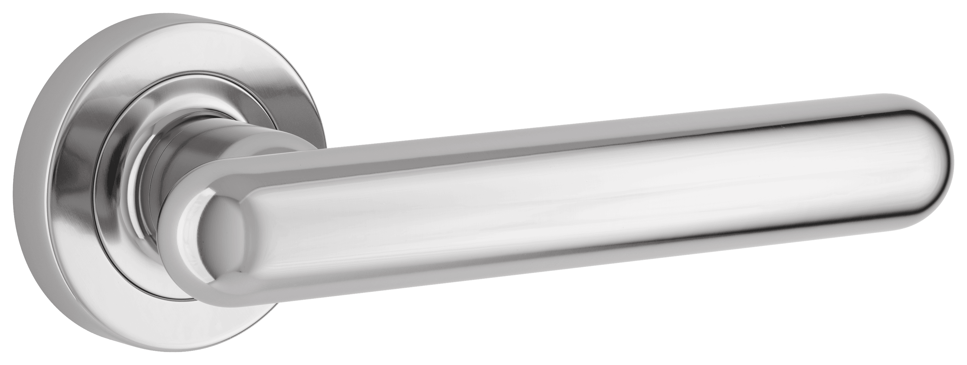 IVER Puerto Solid Brass Round Rose Door Handle – Multiple Finishes Available