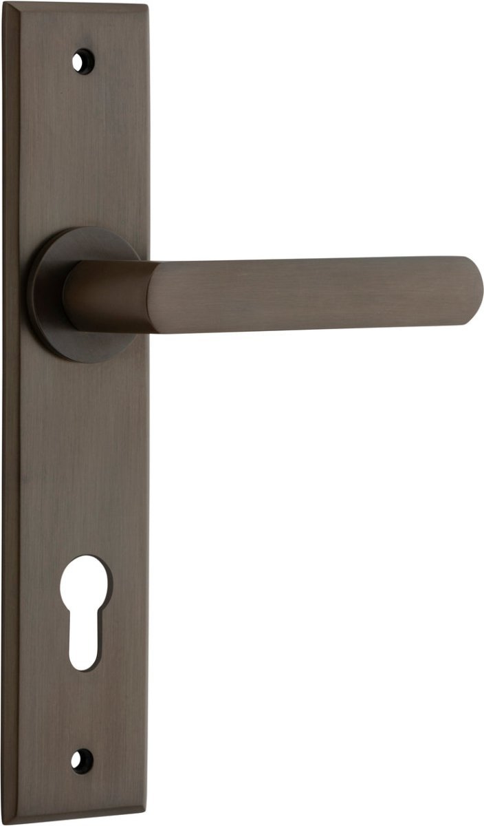 Osaka Lever - Chamfered Backplate - Entry - Point - 10868E85 - Iver