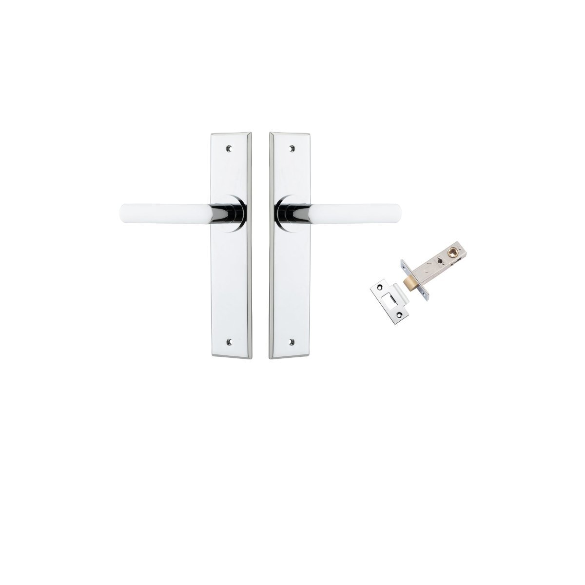 Osaka Lever - Chamfered Backplate - Entry - Point - 11868KPASS60 - Iver