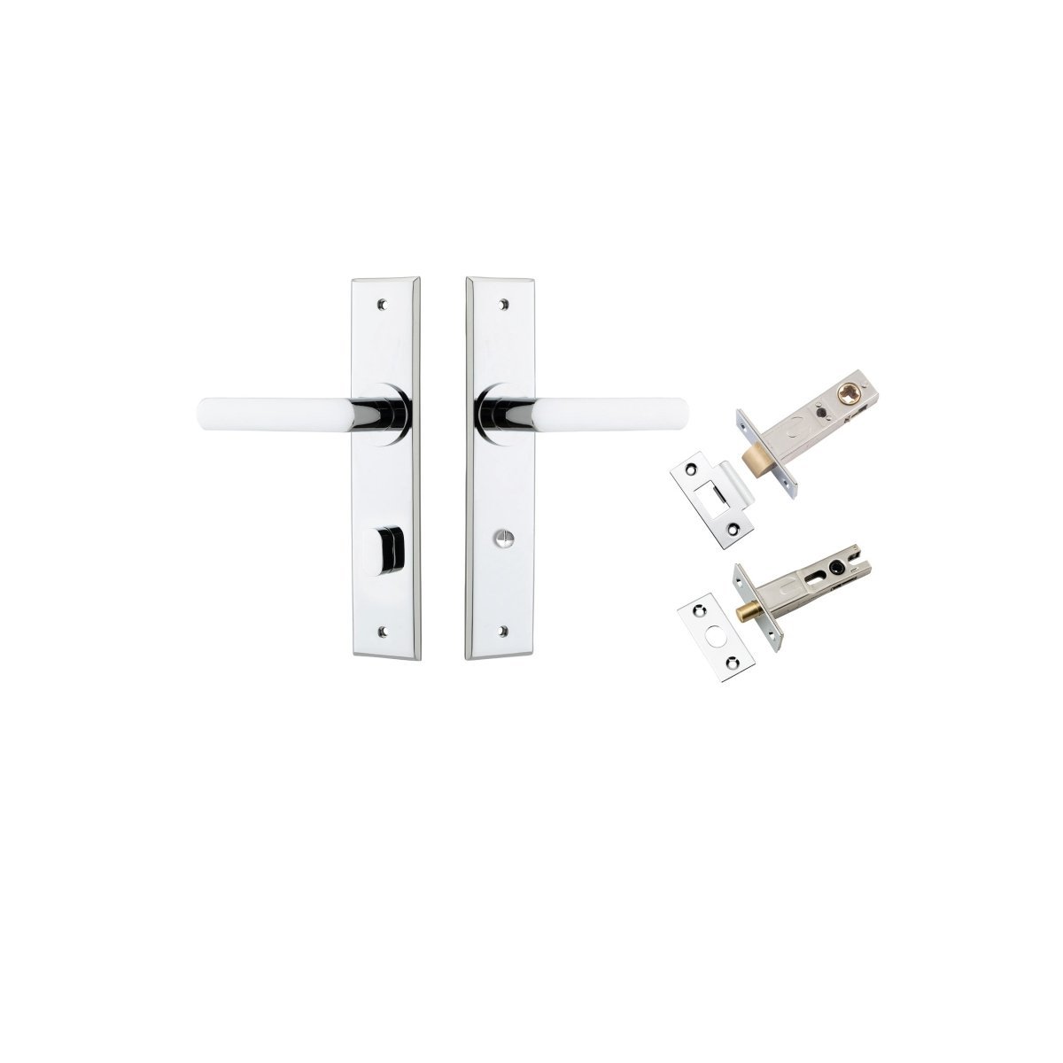 Osaka Lever - Chamfered Backplate - Entry - Point - 11868KPRIV60 - Iver