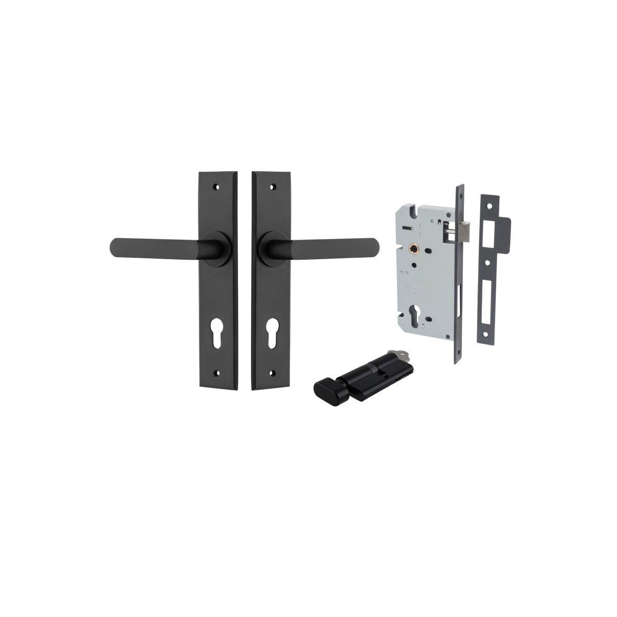 Osaka Lever - Chamfered Backplate - Entry - Point - 12868KENTR60KT - Iver