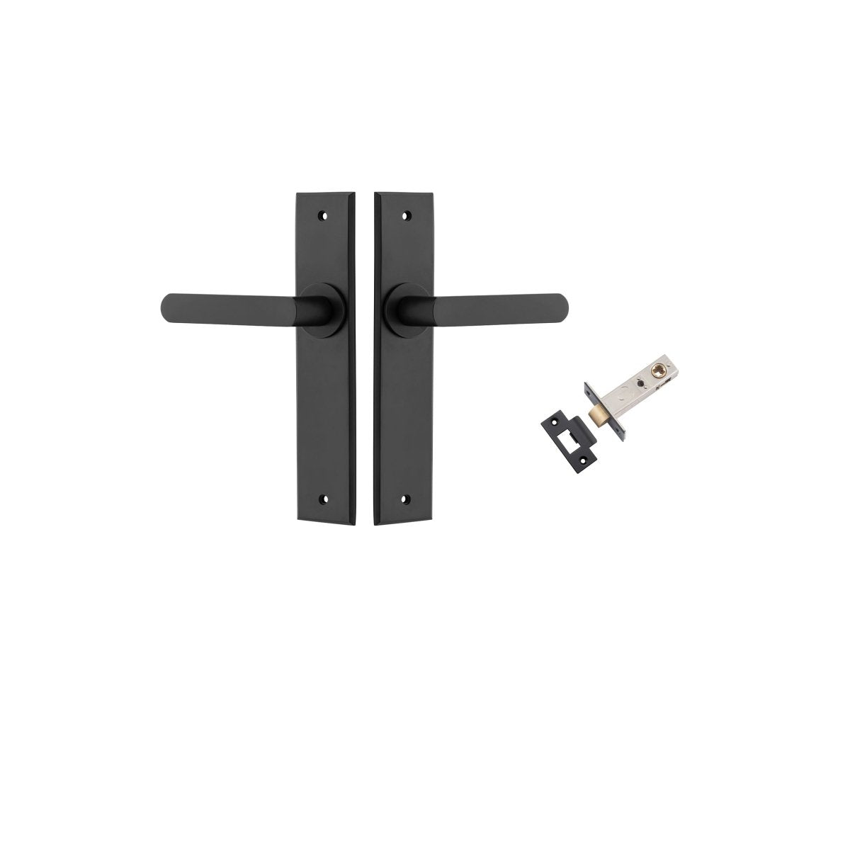 Osaka Lever - Chamfered Backplate - Entry - Point - 12868KPASS60 - Iver