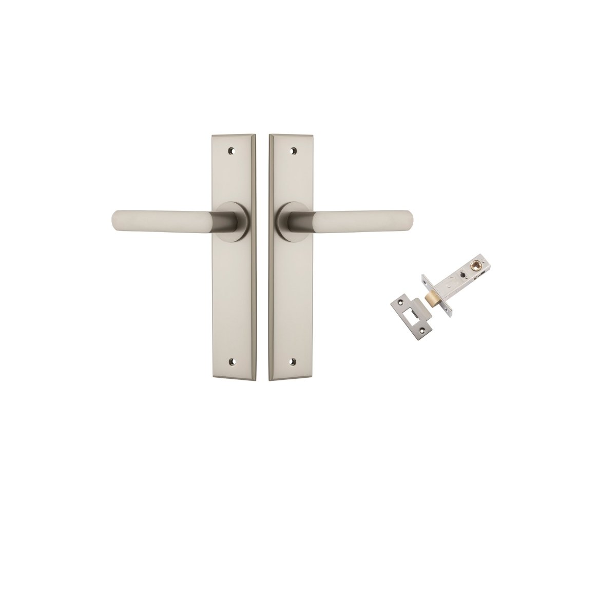 Osaka Lever - Chamfered Backplate - Entry - Point - 14868KPASS60 - Iver
