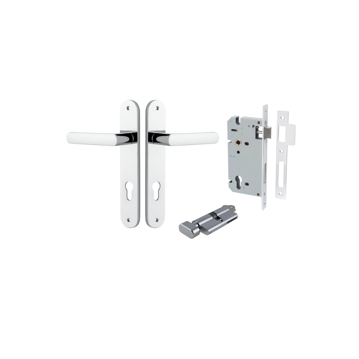 Osaka Lever - Oval Backplate - Entry - Point - 11864KENTR60KT - Iver