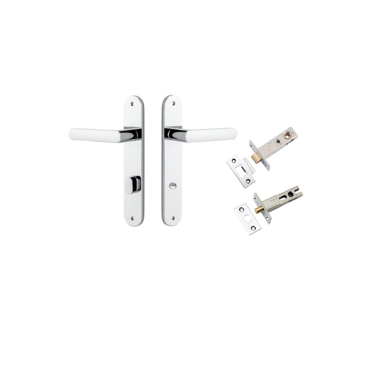 Osaka Lever - Oval Backplate - Entry - Point - 11864KPRIV60 - Iver