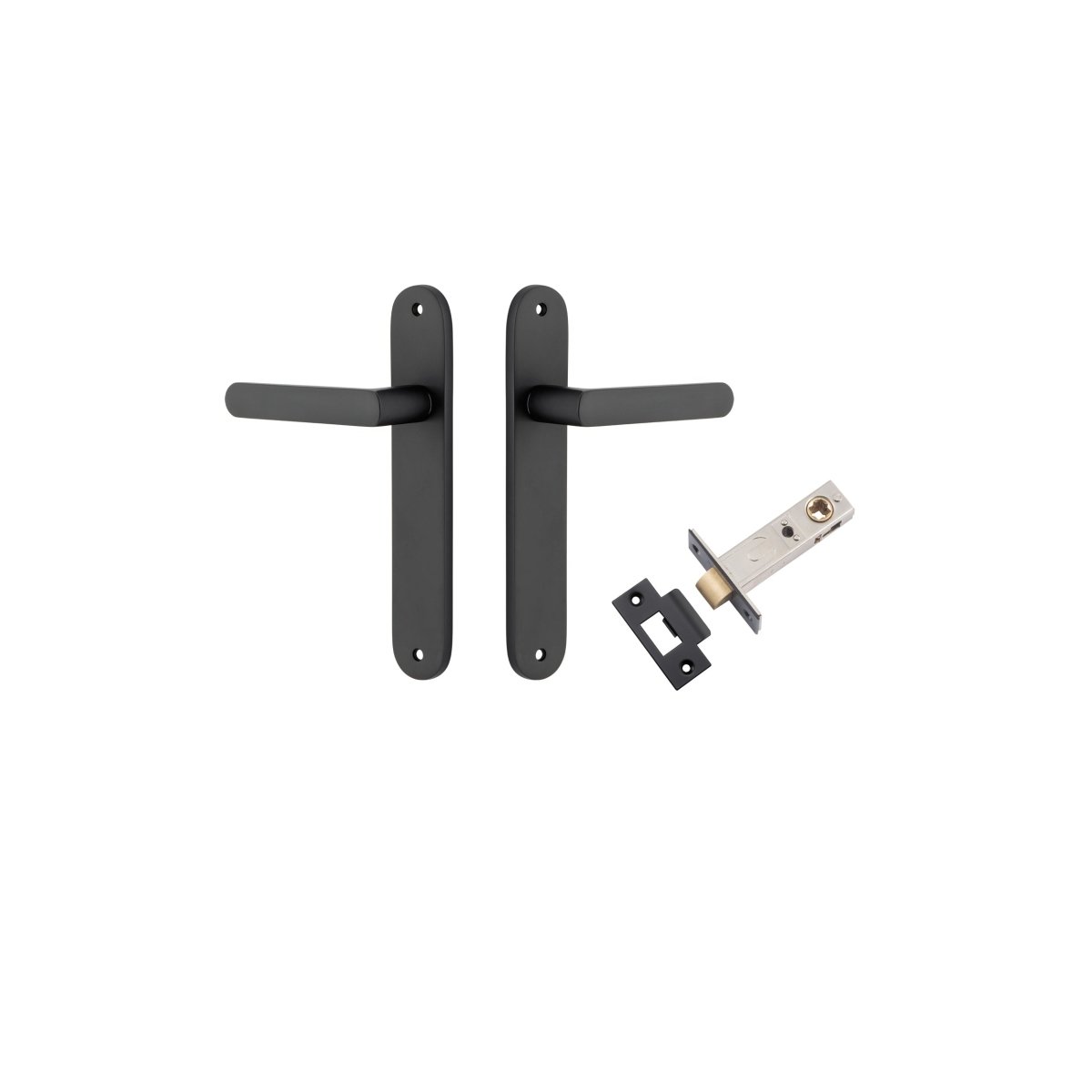 Osaka Lever - Oval Backplate - Entry - Point - 12864KPASS60 - Iver