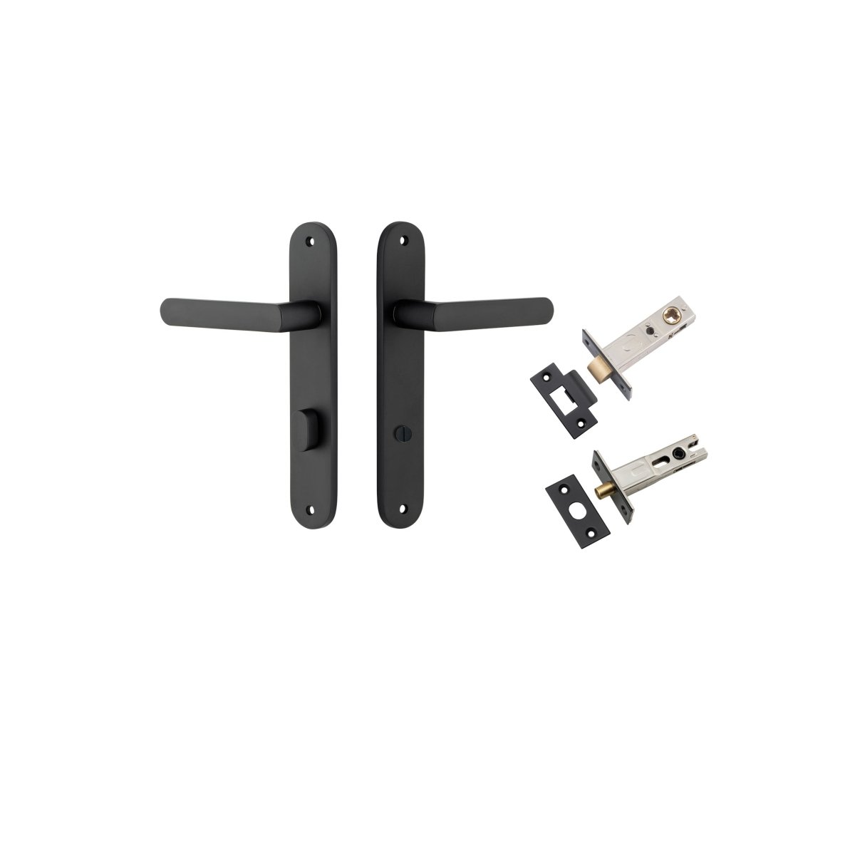 Osaka Lever - Oval Backplate - Entry - Point - 12864KPRIV60 - Iver