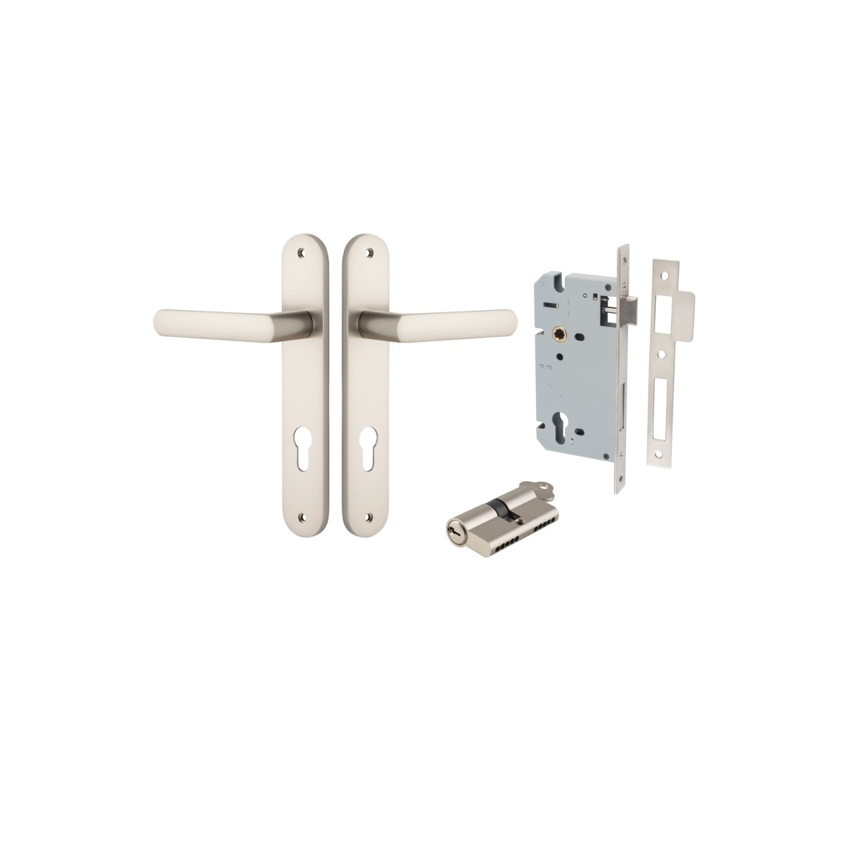 Osaka Lever - Oval Backplate - Entry - Point - 14864KENTR60KK - Iver
