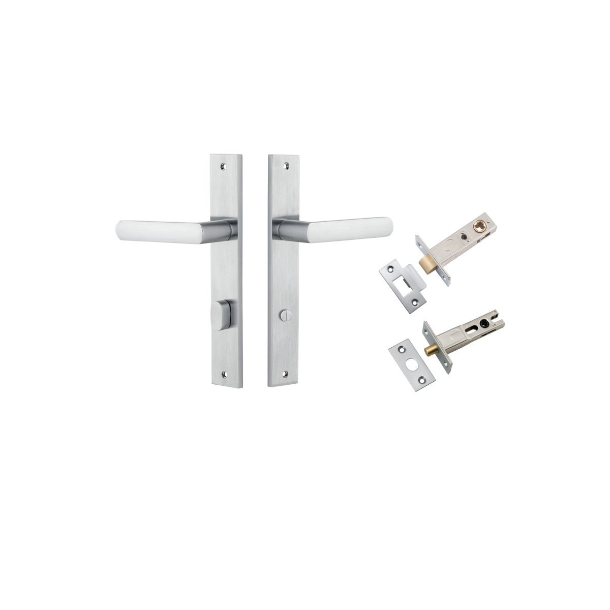 Osaka Lever - Rectangular Backplate - Entry - Point - 12360KPRIV60 - Iver