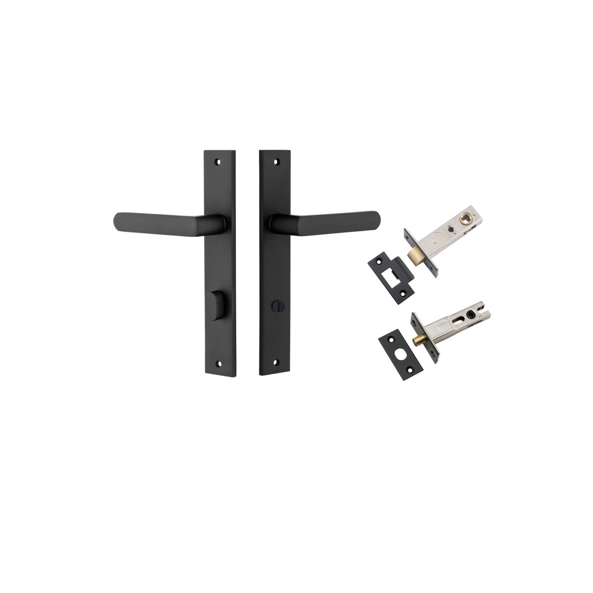 Osaka Lever - Rectangular Backplate - Entry - Point - 12860KPRIV60 - Iver