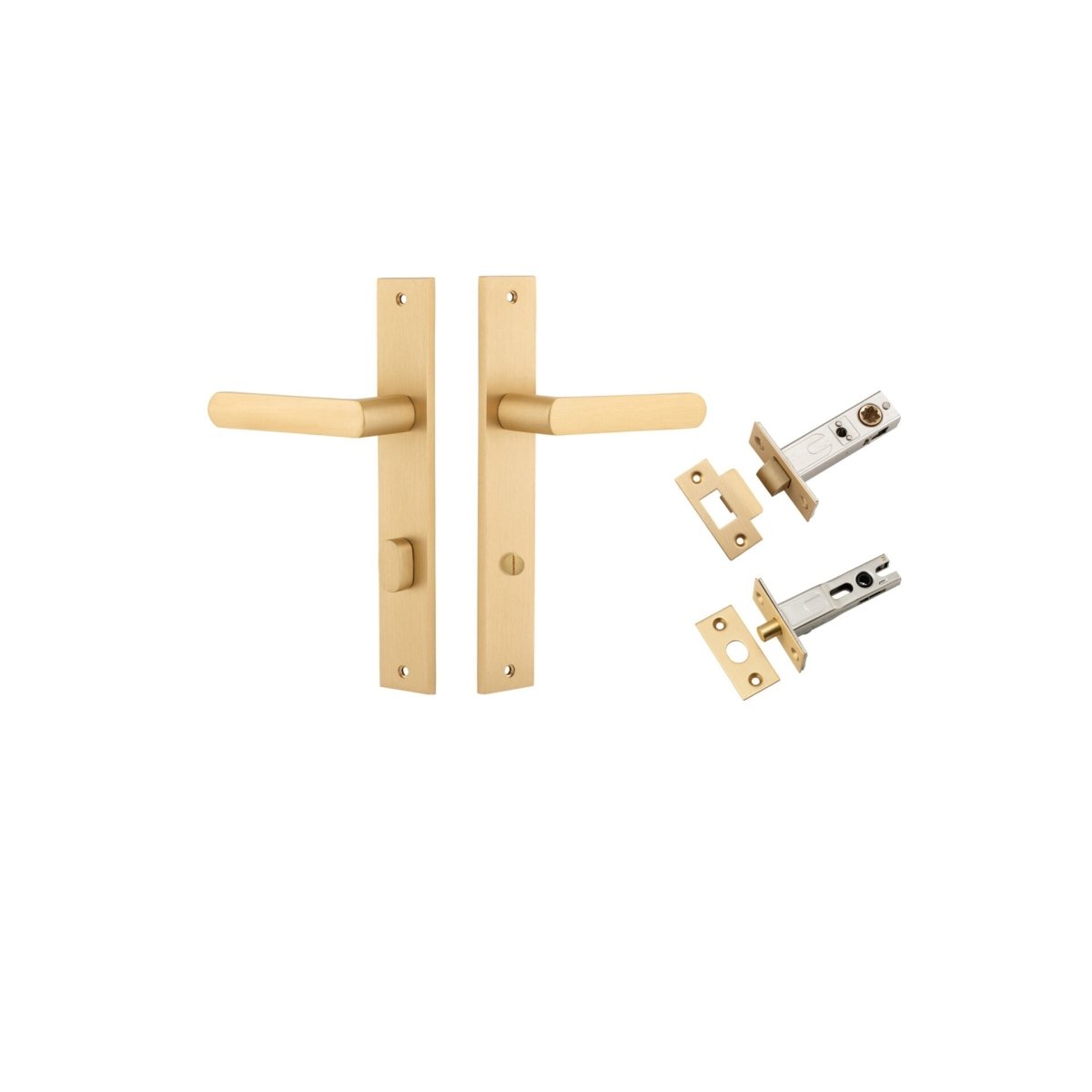 Osaka Lever - Rectangular Backplate - Entry - Point - 15360KPRIV60 - Iver