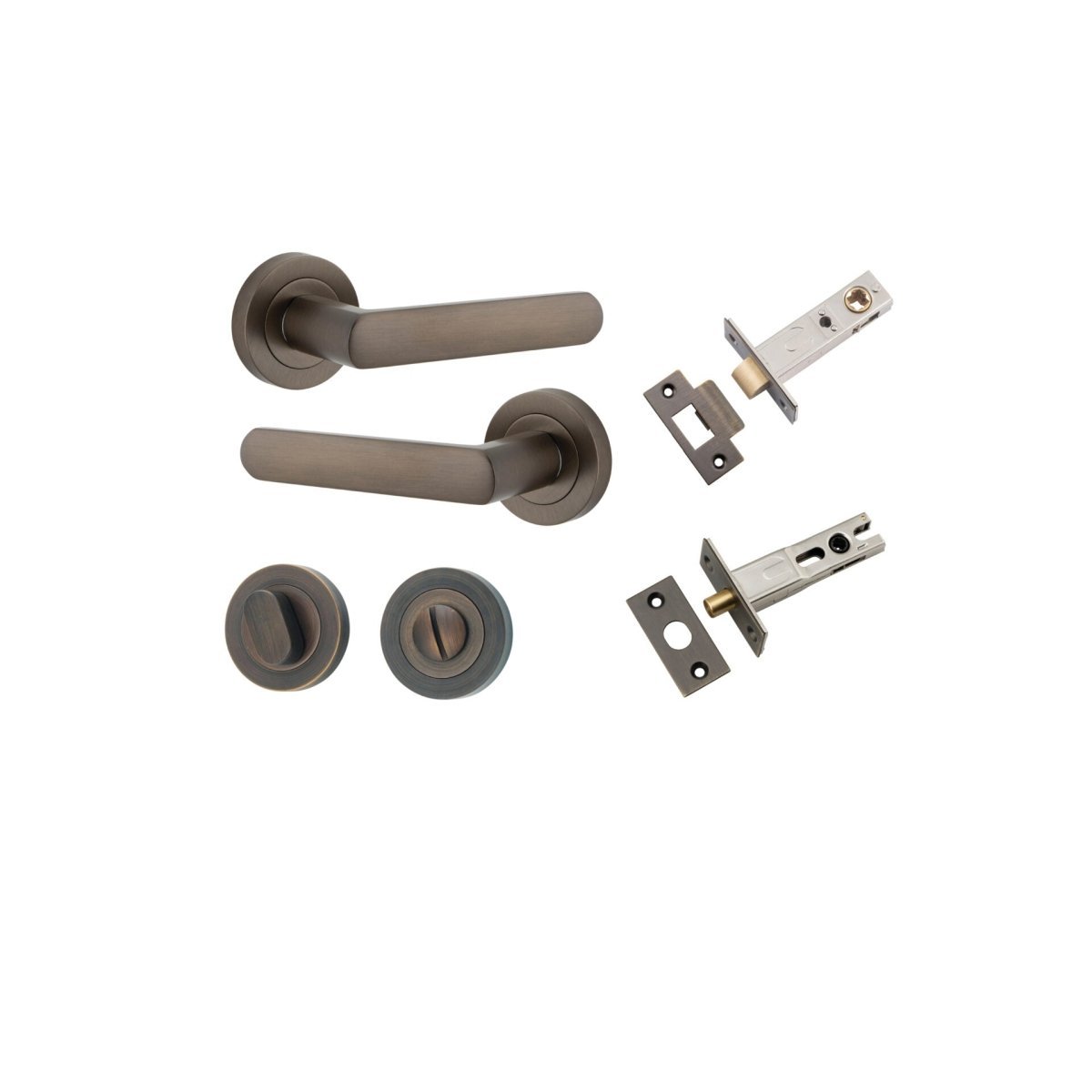 Osaka Lever - Round Rose - Entry - Point - 20771KPRIV60 - Iver