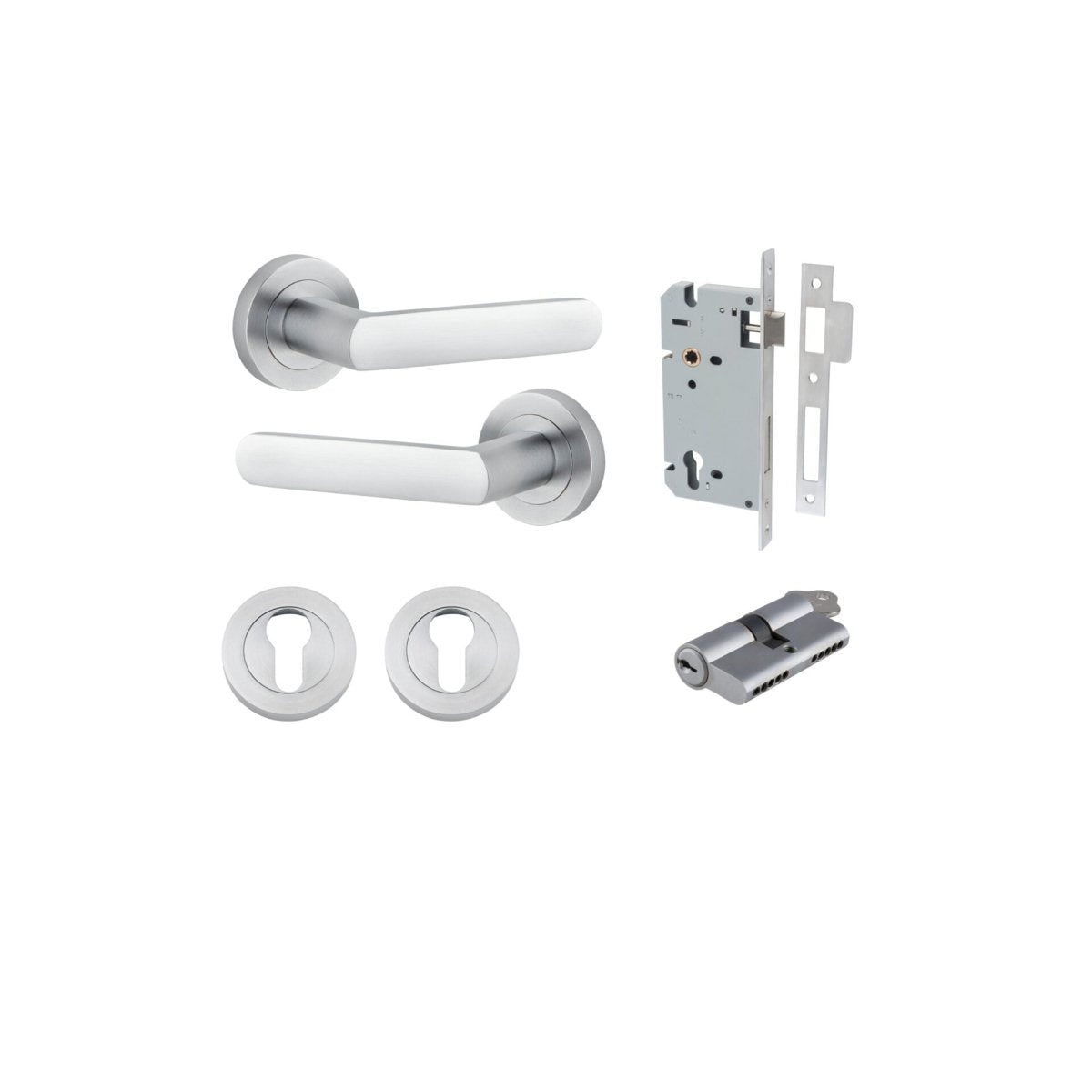 Osaka Lever - Round Rose - Entry - Point - 20775KENTR60KK - Iver