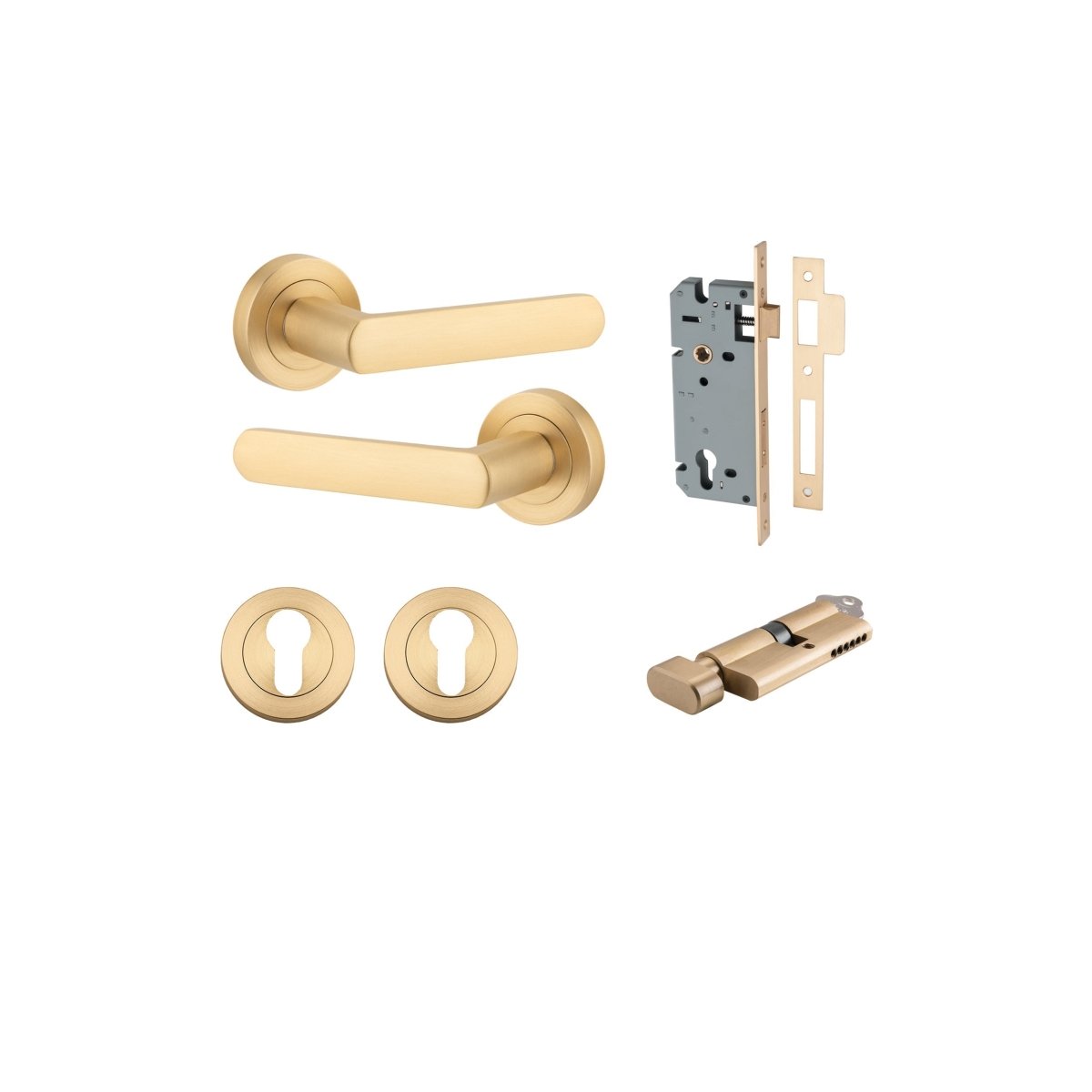 Osaka Lever - Round Rose - Entry - Point - 20776KENTR60KT - Iver