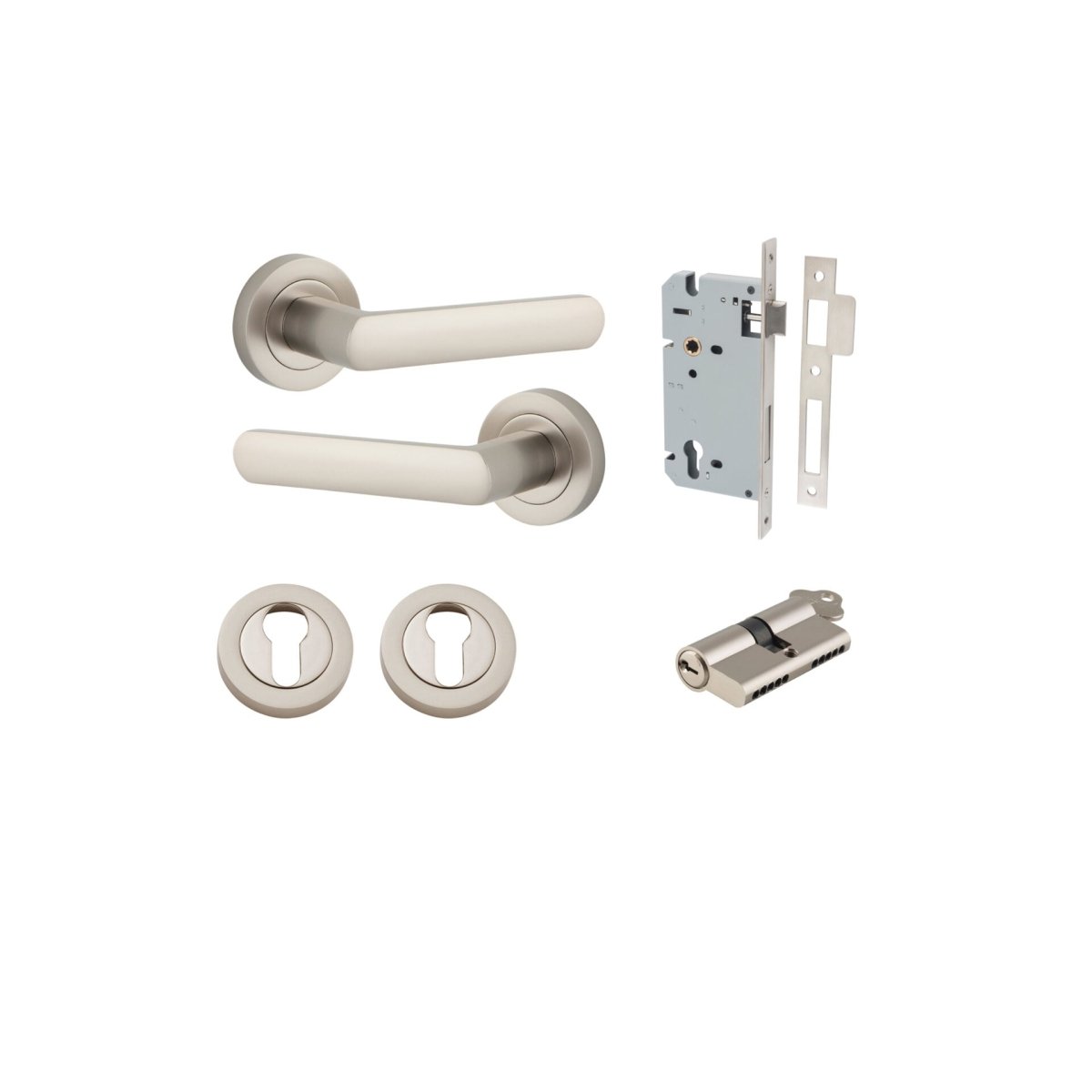 Osaka Lever - Round Rose - Entry - Point - 20779KENTR60KK - Iver