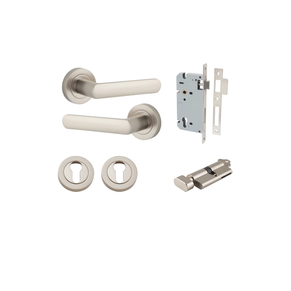 Osaka Lever - Round Rose - Entry - Point - 20779KENTR60KT - Iver